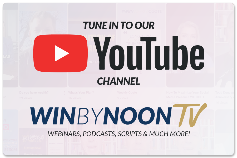 WinByNoon TV Youtube Channel